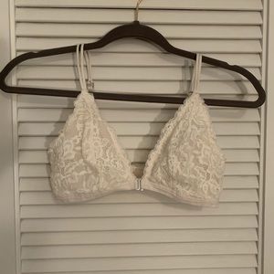 Abercrombie and Fitch White Bralette
